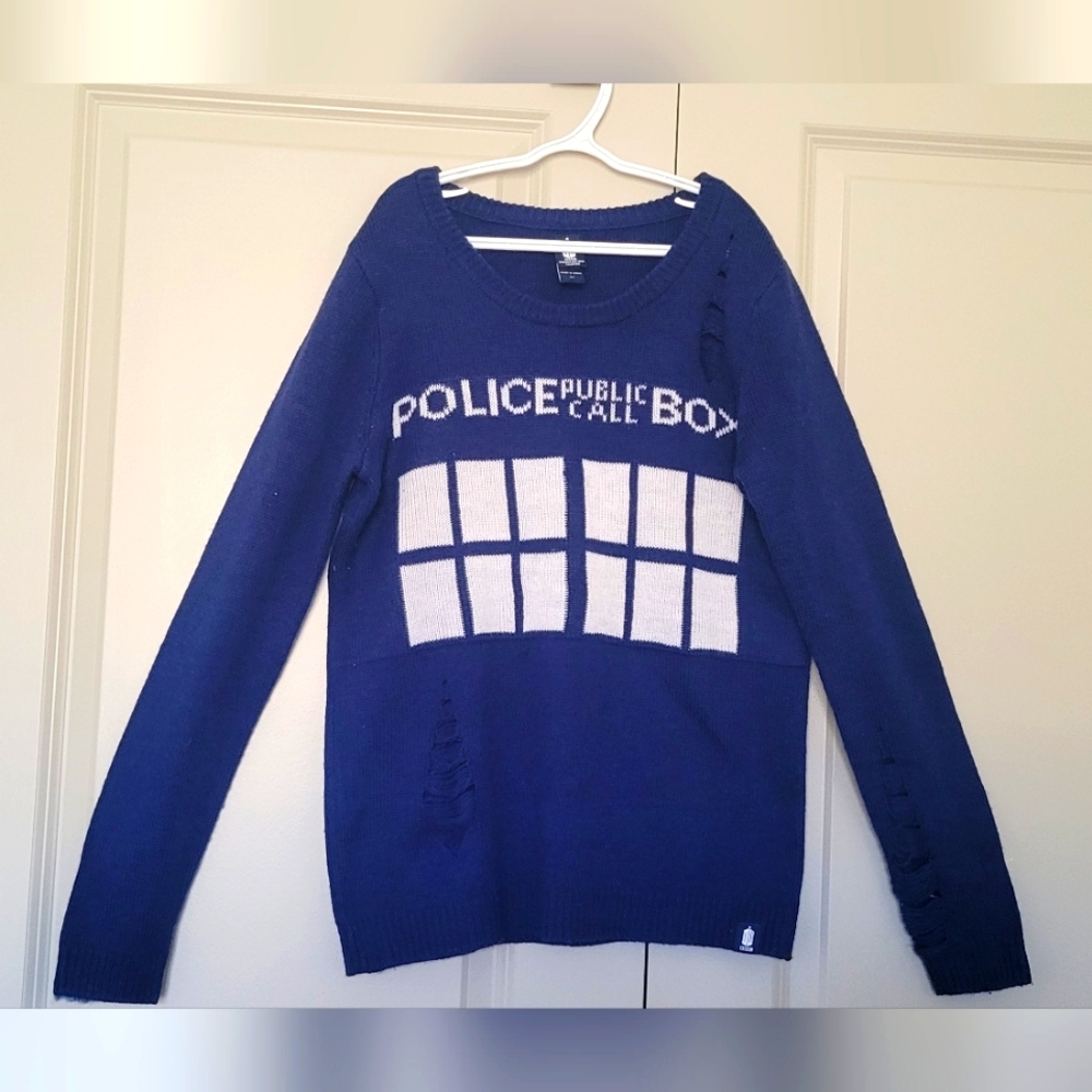 Dr. WHO sweater sz sm